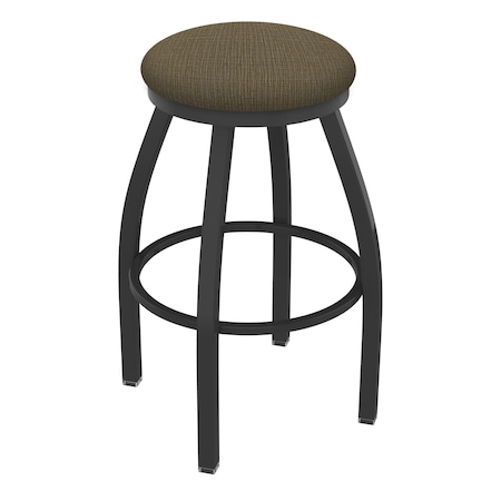 Holland Bar Stool Co 36" Swivel X-Tall Bar Stool, Pewter Finish, Graph Cork Seat X802
